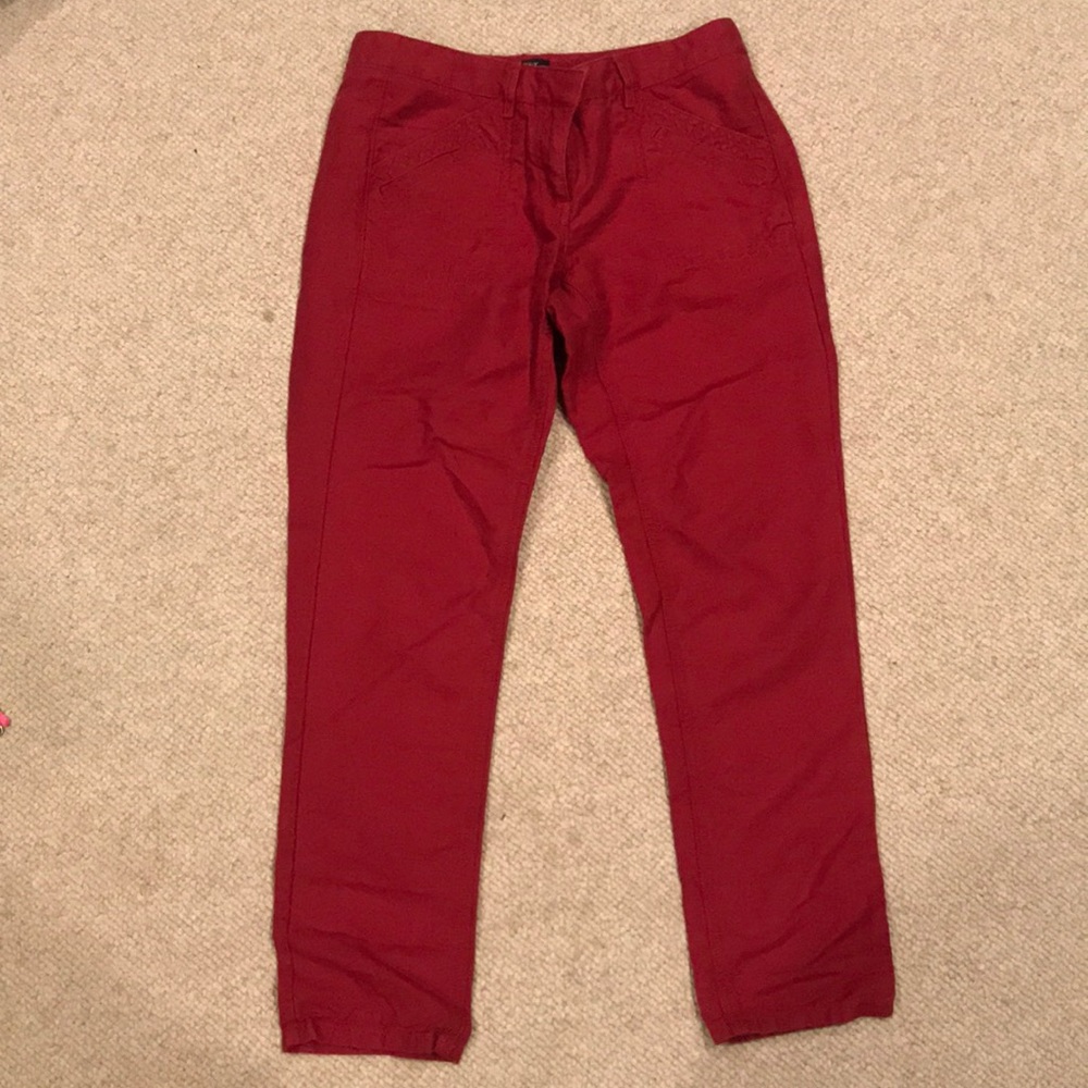 Ann Taylor Loft Petites Women's Red Pants